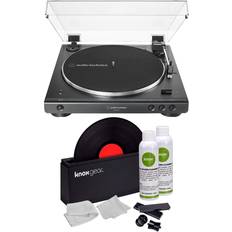 Audio technica turntable Audio-Technica AT-LP60X Bluetooth Turntable Black w Knox Vinyl Cleaning Kit