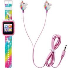 Wearables Kid's Rainbow Unicorn Silicone Strap 42mm with Earbuds Gift Rainbow