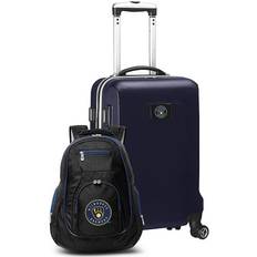 Suitcase Sets Mojo Brewers Deluxe Wheeled Carry-On Luggage & Backpack