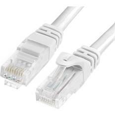 25 ft ethernet cable Cmple CAT 6 500MHz ETHERNET LAN -25 FT White