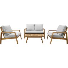 Wood Outdoor Lounge Sets Dukap Saman FSC