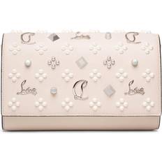 Christian Louboutin Paloma Fold-Over Embellished Clutch Bag