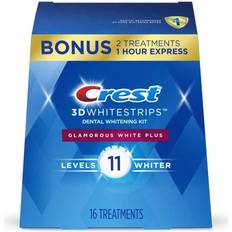 Crest 3D Whitestrips, Glamorous White, Teeth Whitening Strip Kit, 32 Strips  (16 Count Pack) -Packaging may vary