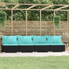 Outdoor Sofas vidaXL 4-Seater with Cushions Outdoor Sofa