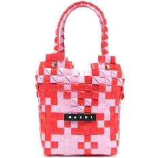 Marni Girls Ballet Diamond Shopper Basket Pink