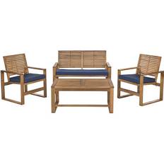 Wood Outdoor Lounge Sets Safavieh Patio Seating