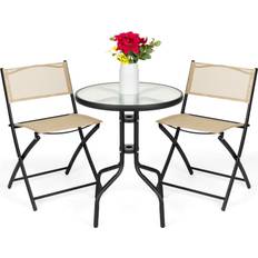 Best outdoor patio sets Best Choice Products Black Patio Dining Set