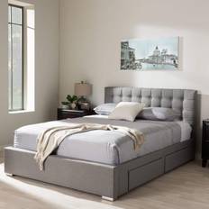 Upholstered king bed with storage See prices