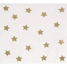 Juvale 50 Pack White and Gold Star Paper Cocktail Napkins for Birthday Wedding & Baby Shower Party Supplies Decoration 5 in
