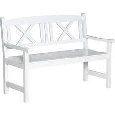 Garden Benches OutSunny 2-Seater 4FT Garden Bench