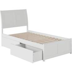 Twin xl bed frame with storage AFI Portland Collection AR8916112 Twin