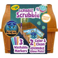 Crayola Scribble Scrubbie Pets Glow Ocean Treasure Chest Playset