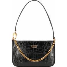 Guess Women's Katey Croc Mini Satchel - Black