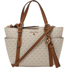 Michael Kors Sullivan Small Logo Top-Zip Tote Bag - Vanilla/Arcn • Price »