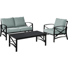 Crosley Kaplan 3 Seating Mist Outdoor Lounge Set