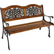 Garden Benches Sunnydaze 2-Person Ivy Crossweave