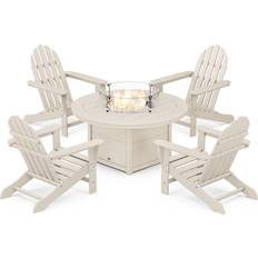 Patio Furniture Polywood Classic Adirondack Outdoor Lounge Set