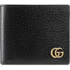 Gucci Wallets & Key Holders Gucci GG Marmont Leather Bi-Fold Wallet - Black