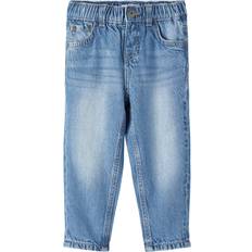 Druckknöpfe Hosen Name It Kid's Tapered Fit Jeans - Medium Blue Denim