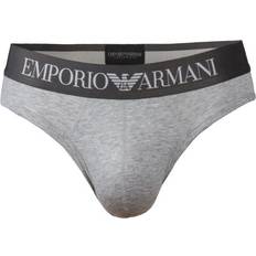 Emporio Armani Unterhosen Emporio Armani Cotton Stretch Brief Grey