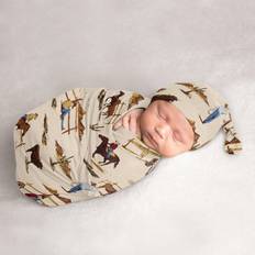 Sweet Jojo Designs Wild West Baby Cocoon and Beanie Hat Sleep Sack Set