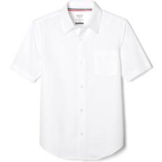 French Toast Boys Short Sleeve Classic Dress Shirt, Boy's, 4, White