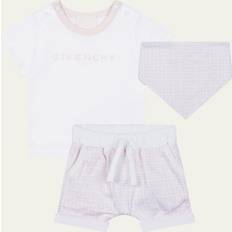 Givenchy Baby White & Pink Three-Piece Set 44Z Marshmallow 12M