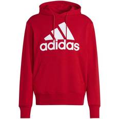 Rot Pullover Adidas Essentials French Terry Big Logo Huvtröja Herrar Röd