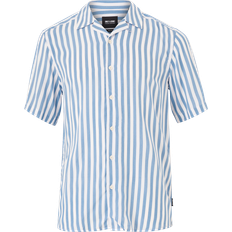 Regular Fit Resort Collar Shirt - Aqua/Mountain Spring