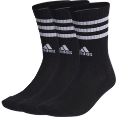 Laufen Unterwäsche Adidas 3-Stripes Cushioned 3-pack - Black/White