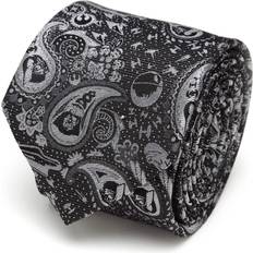 Men - White Ties Vader Paisley Black and White Men's Tie