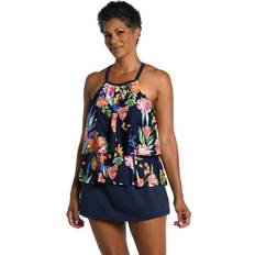 M Tankinis Maxine Women's High Neck Tiered Tankini Swimsuit