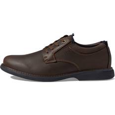 Men Low Shoes Nunn Bush Otto Men's Leather Oxford Shoes, Wide, Brown