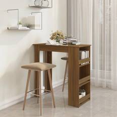 Braun Bartische vidaXL brown oak Bistro Bartisch