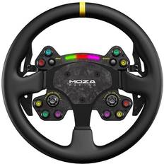 Trådløs Ratt & Racingkontroller Moza Racing Rs V2 Steering Wheel Round Leather