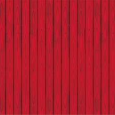 Beistle Party Decorations Barn Siding Backdrop Red/Black