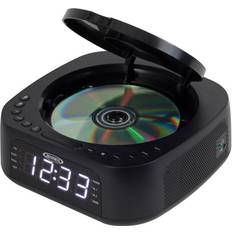 Clock radio cd player Jensen Stereo Dual Clock with Top