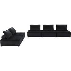 Lilola Home Anna Collection 81402-5C Sofa 120" 5 5 Seater