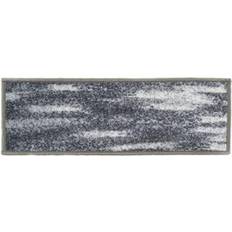 World Rug Gallery Distressed Abstract Non-Slip Gray 8.6x26"