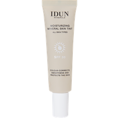 Fet hud CC-creams Idun Minerals Moisturizing Mineral Skin Tint SPF30 Kungsholmen Light/Medium