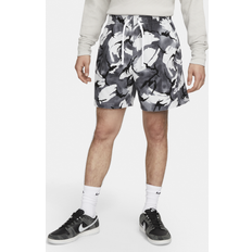 Men - White Shorts Nike Mens Club Woven Shorts Mens Grey/White