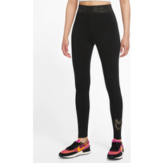 Cotton Tights Nike Women's Sportswear Stardust High-Rise Leggings Black