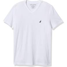 Nautica Solid V-Neck T-shirt - Bright White
