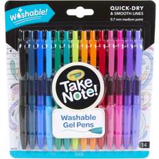 Crayola Take Note! Ultra-Fine Washable Felt-Tip Marker Pen, Pack of 6