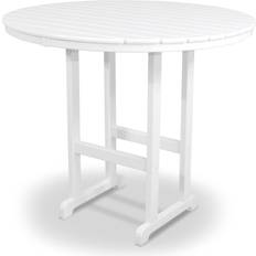 48 inch round outdoor table Polywood 48" Round Outdoor Bar Table