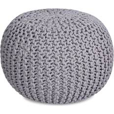 BirdRock Home Round Pouffe 15"