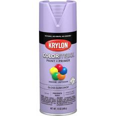 Spray paint for wood Krylon K05521007 COLORmaxx Spray Paint Primer Gloss Drop Purple