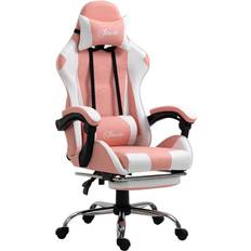 Gaming-Stühle Vinsetto Gamingstuhl rosa, weiß