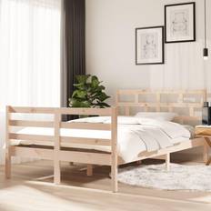 vidaXL brown, 120 Pine Bed Frame Bettrahmen