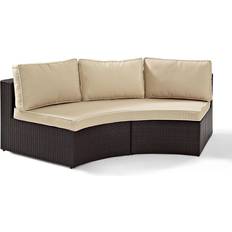 Crosley Furniture Catalina Collection CO7120-BR Outdoor Sofa